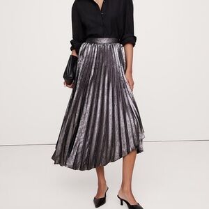 NEW WITH TAGS! Banana Republic Metallic A-Line Skirt